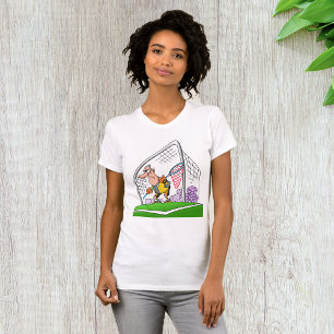 Cartoon Doelman Vrouwen T-shirt