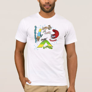 Cartoon Dog Agility T-Shirt