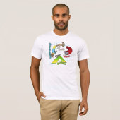 Cartoon Dog Agility T-Shirt (Voorkant volledig)