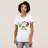 Cartoon Dog Agility Women's TShirt (Voorkant volledig)