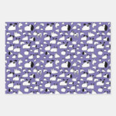 Cartoon Dog Blue Inpakpapier Vel (Voorkant 3)