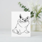 Cartoon Dog Briefkaart (Staand voorkant)