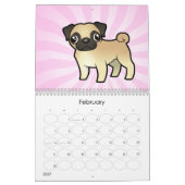 Cartoon Dog Briet 2011 Kalender (Feb 2027)