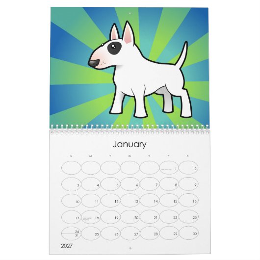 Cartoon Dog Briet 2011 Kalender (Jan 2027)