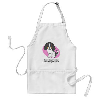 Cartoon Dog Cavalier King Charles Apron Standaard Schort