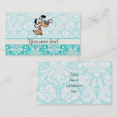 Cartoon Dog; Cute Visitekaartje (Voorkant / Achterkant)