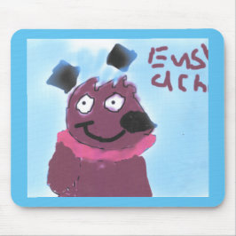 Cartoon dog design muismat