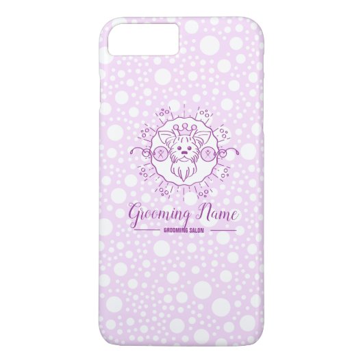 Cartoon Dog Illustratie voor Grooming Case-Mate iPhone Case (Achterkant)