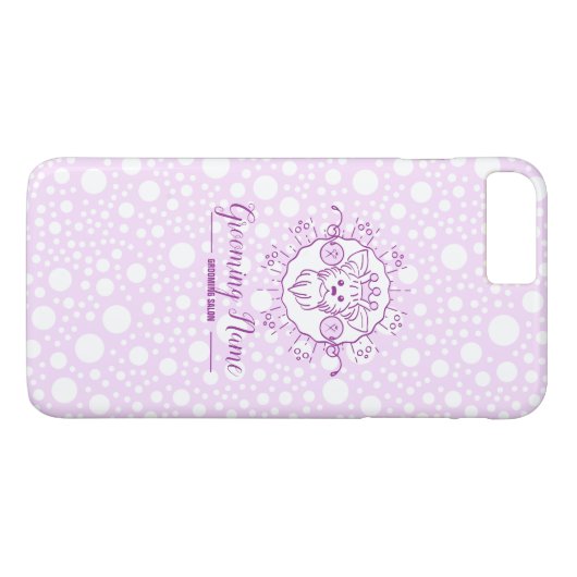 Cartoon Dog Illustratie voor Grooming Case-Mate iPhone Case (Achterkant (Horizontaal))