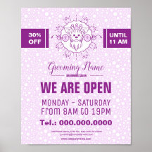 Cartoon Dog Illustratie voor Grooming