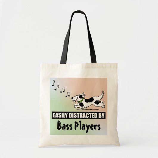 Cartoon Dog is gemakkelijk verstoord door balspele Tote Bag (Voorkant)