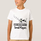 Cartoon Dog is gemakkelijk verstoord door Sarod-sp T-shirt (Voorkant)