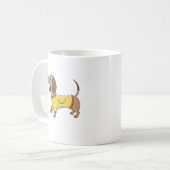 Cartoon dog koffiemok (Voorkant links)