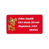 Cartoon Dog Label (Voorkant)