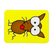 Cartoon Dog Magneet (Horizontaal)