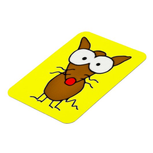 Cartoon Dog Magneet (Linkerzijde)