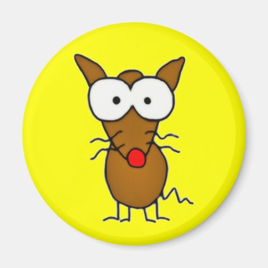 Cartoon Dog Magneet (Voorkant)
