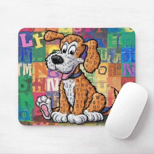Cartoon Dog Muismat (Met muis)