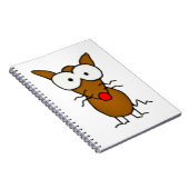 Cartoon Dog Notitieboek (Rechterzijde)