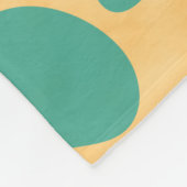 Cartoon Dog Paw Print Colorful Abstracte Art Fleece Deken (Hoek)