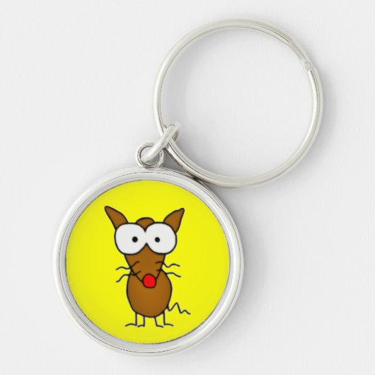Cartoon Dog Sleutelhanger (Voorkant)