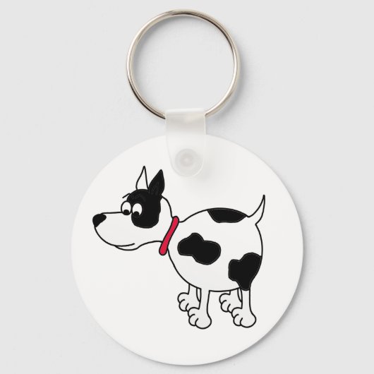 Cartoon Dog Sleutelhanger (Voorkant)