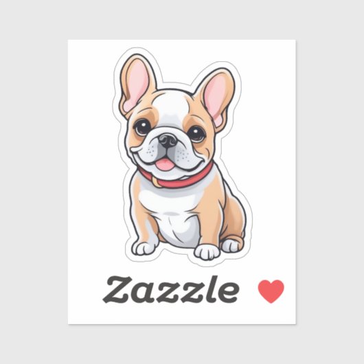 Cartoon dog sticker (Vel)