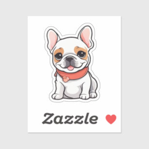 Cartoon dog sticker