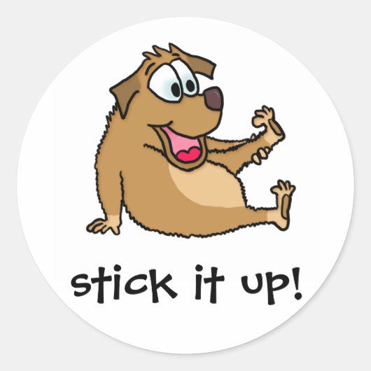 Cartoon Dog Stickers (Voorkant)