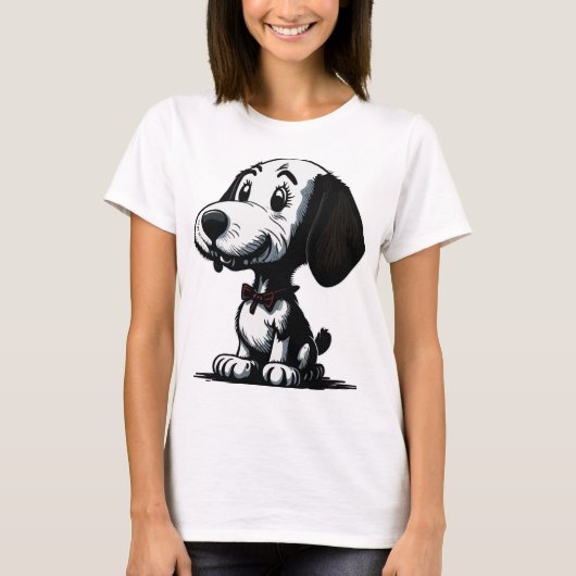 Cartoon Dog T-shirt (Voorkant)