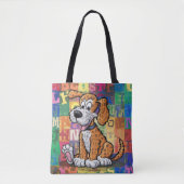 Cartoon Dog Tote Bag (Voorkant)