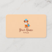 Cartoon dog visitekaartje (Voorkant)