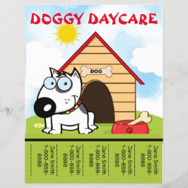 Cartoon Doggy Daycare Promotion Flyer