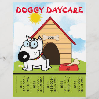 Cartoon Doggy Daycare Promotion Flyer