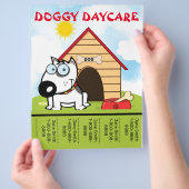 Cartoon Doggy Daycare Promotion Flyer (Hand)