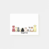 cartoon dogs and cats postit post-it® notes (Voorkant)