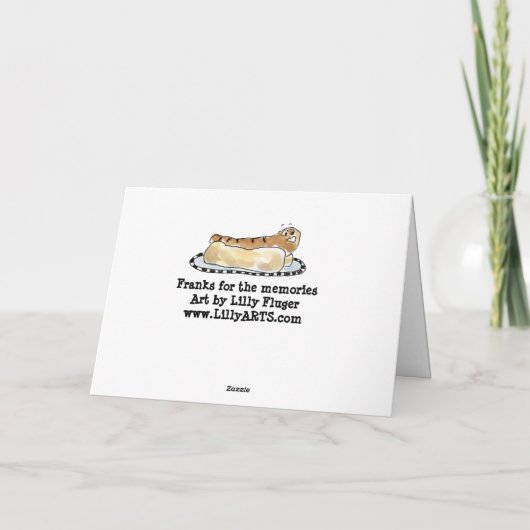 Cartoon Dogs Grappig Dank u kaarten (Achterkant)