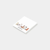 cartoon dogs in a row design1 post-it® notes (Schuin)