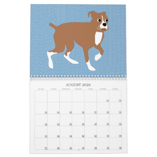 Cartoon Dogs Kalender (Aug 2026)