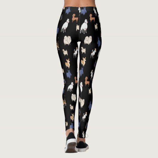 Cartoon Dogs Leggings (Achterkant)