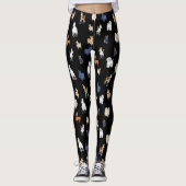Cartoon Dogs Leggings (Voorkant)