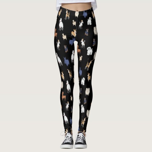 Cartoon Dogs Leggings (Voorkant)