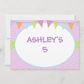 Cartoon Dogs Schattigee Uitnodiging (Achterkant)