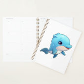 Cartoon dolfijn illustratie planner (Display)