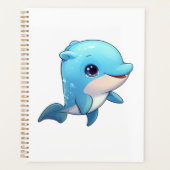 Cartoon dolfijn illustratie planner (Voorkant)