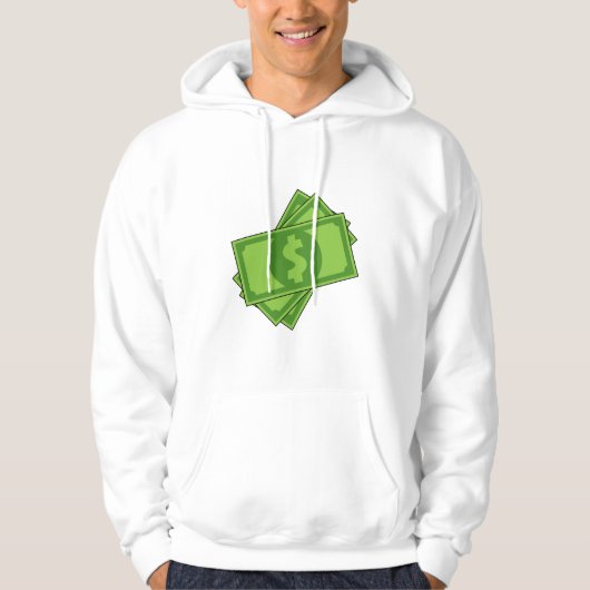 Cartoon Dollar Bills Hoodie (Voorkant)