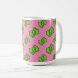 Cartoon Dollar Bills Koffiemok