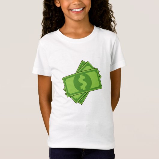 Cartoon Dollar Bills T-shirt (Voorkant)