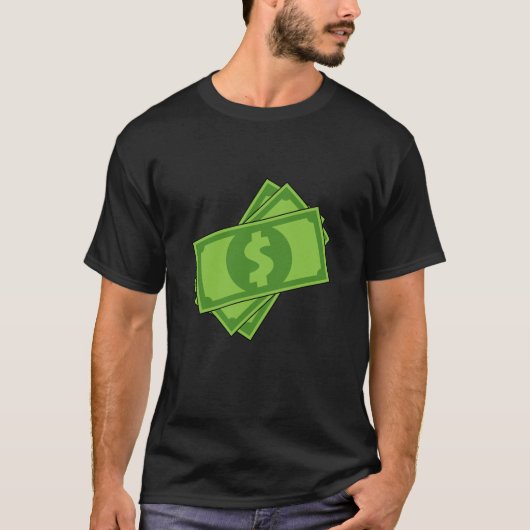 Cartoon Dollar Bills T-shirt (Voorkant)