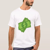 Cartoon Dollar Bills T-shirt (Voorkant)